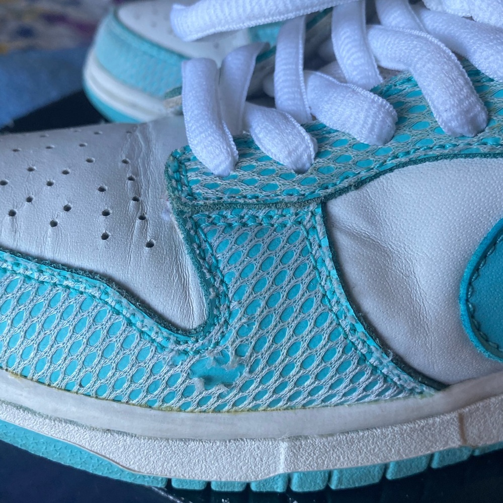 Nike SB Dunk Low High Hare Blue & White Retro OG - Picture 11 of 12